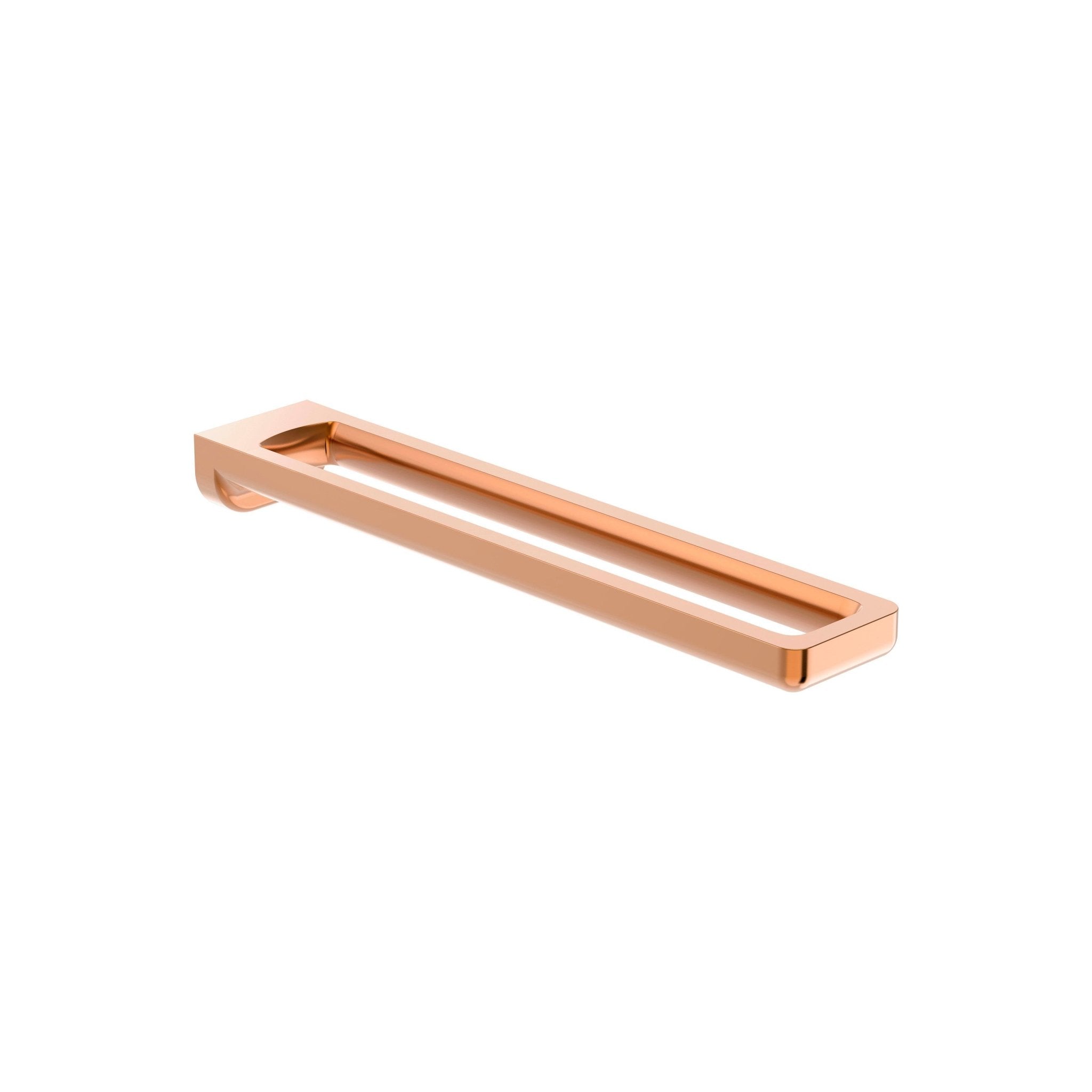 Roca - Toallero doble TEMPO 80 x 420 x 46 mm Oro Rosado A817031RG0 - BricoandPool