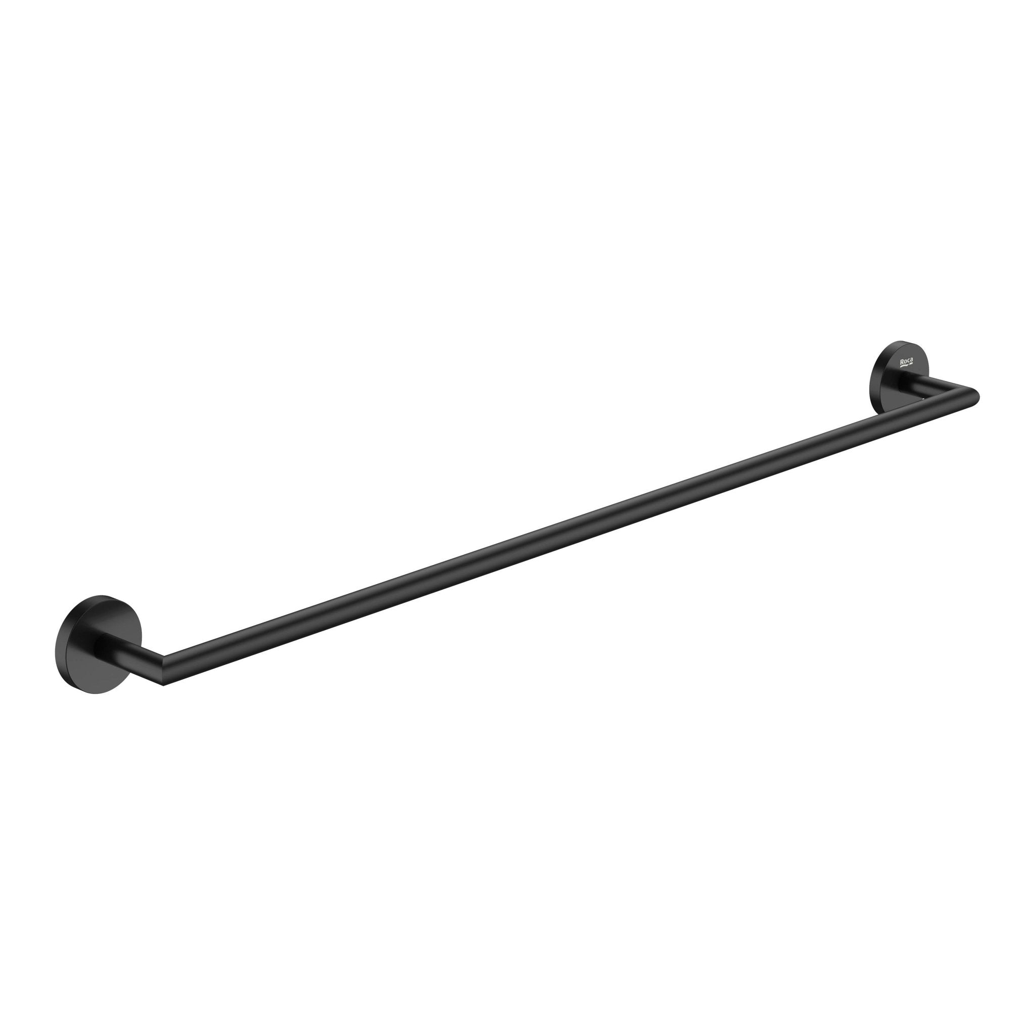 Roca - Toallero Hotels Round 750mm Negro Mate A817573C40 - BricoandPool