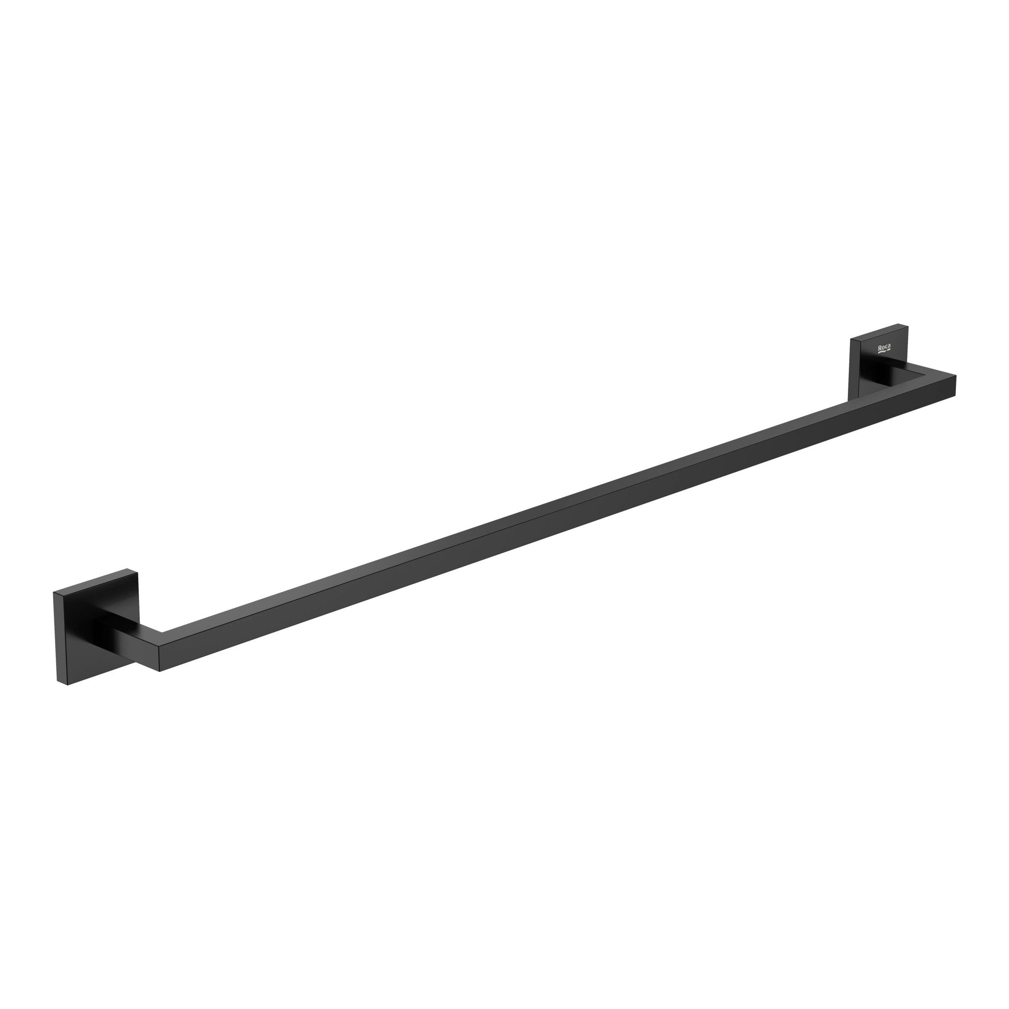 Roca - Toallero Hotels Square 790 x 70 x 56 mm Negro Mate A817604C40 - BricoandPool