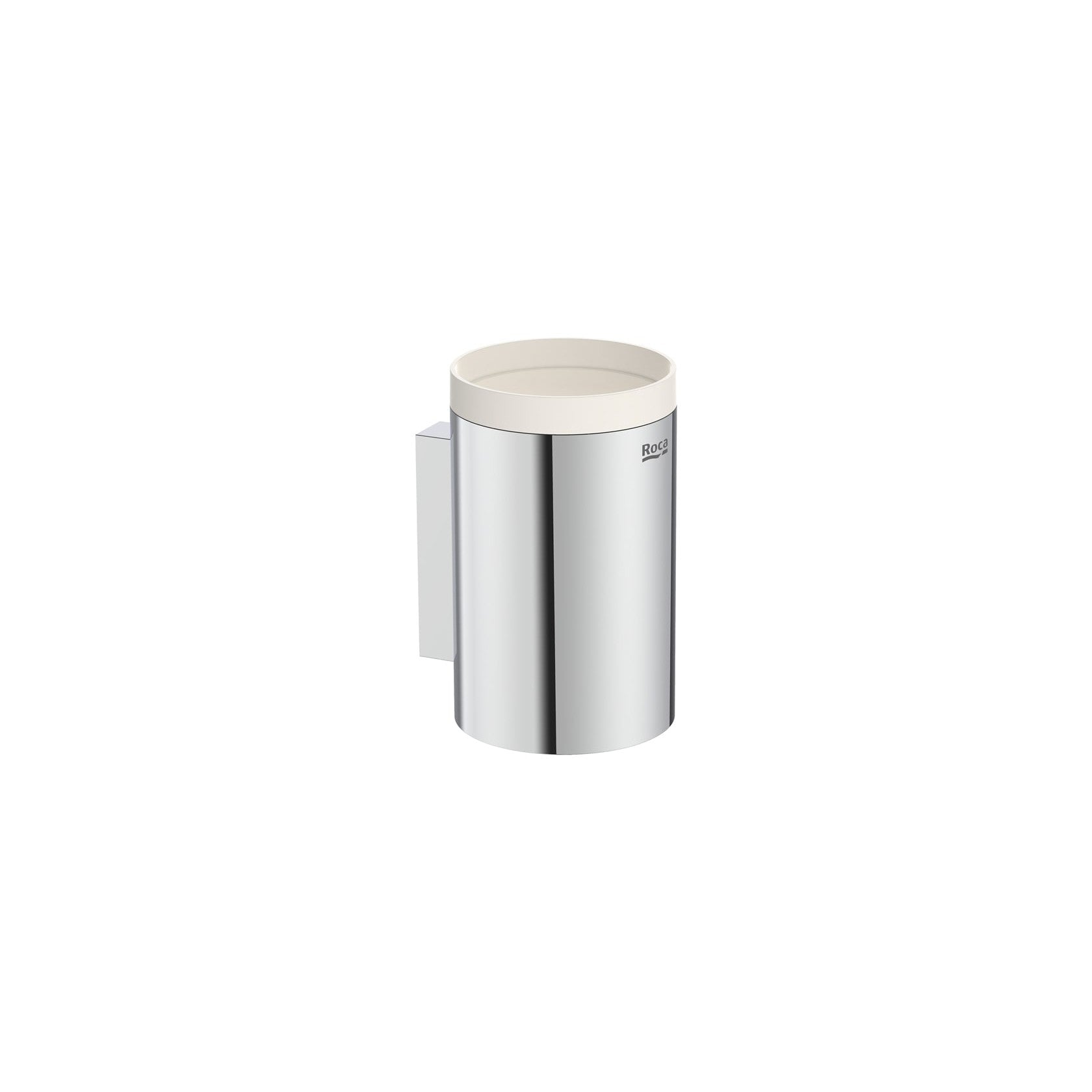 Roca - Vaso de pared Hotels Round Cromado A817595C00 - BricoandPool