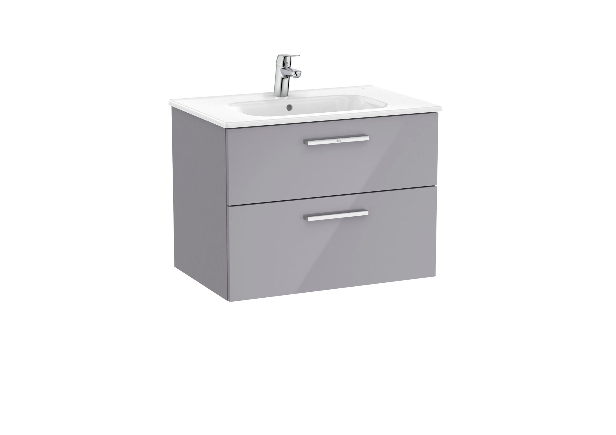 Roca - Victoria Mueble base Unik de dos cajones y lavabo - BricoandPool