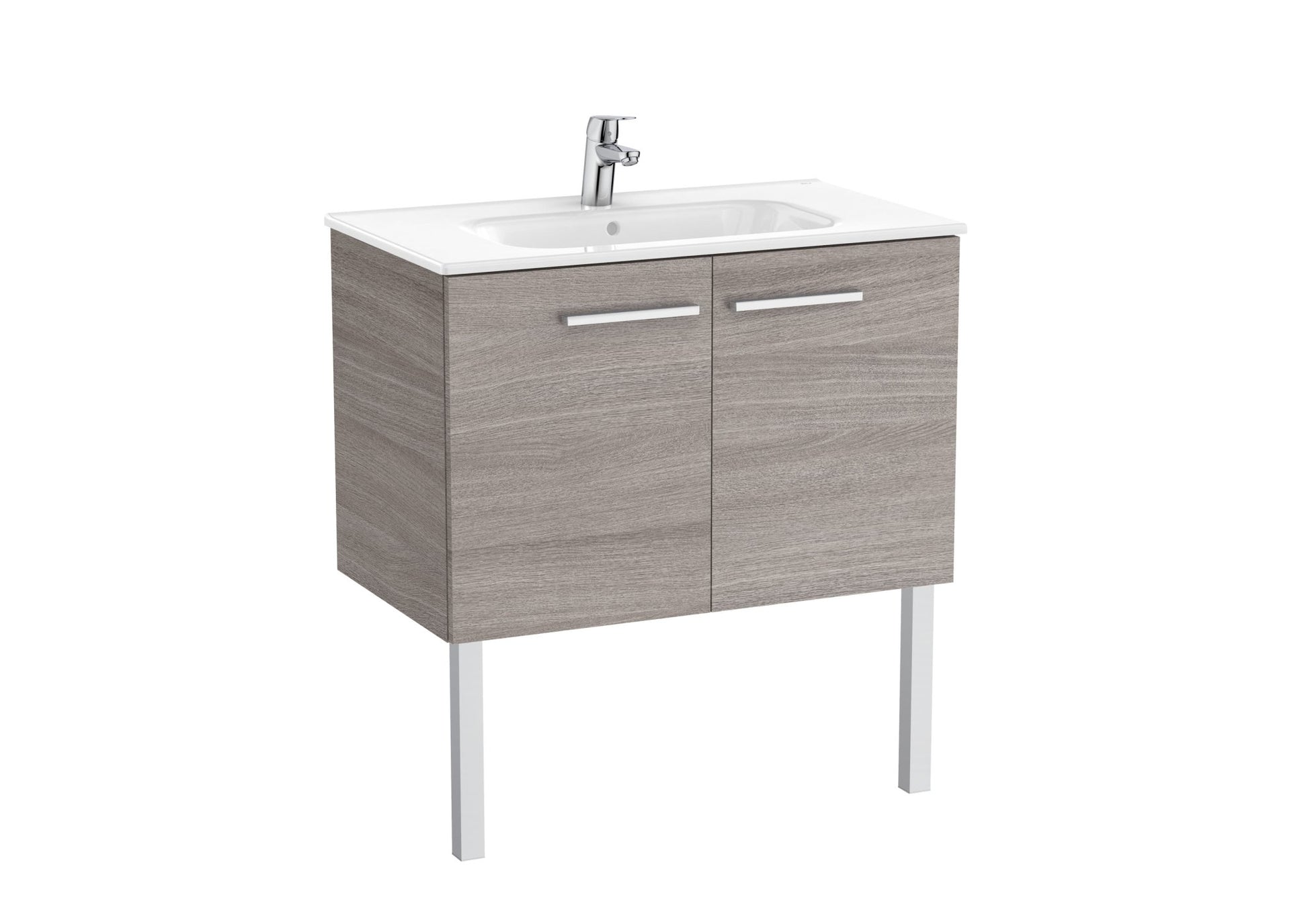 Roca - Victoria Mueble base Unik de dos puertas y lavabo - BricoandPool