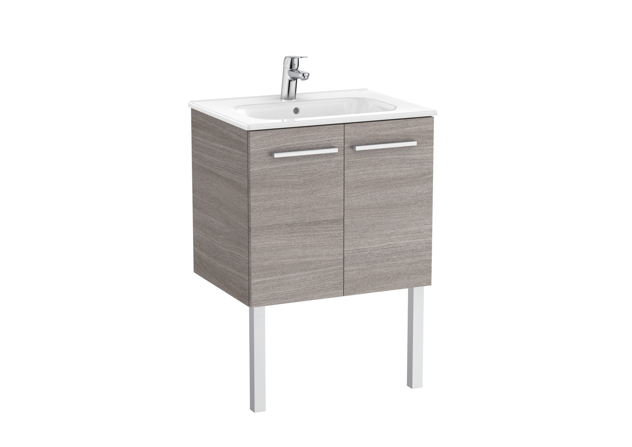 Roca - Victoria Mueble base Unik de dos puertas y lavabo - BricoandPool