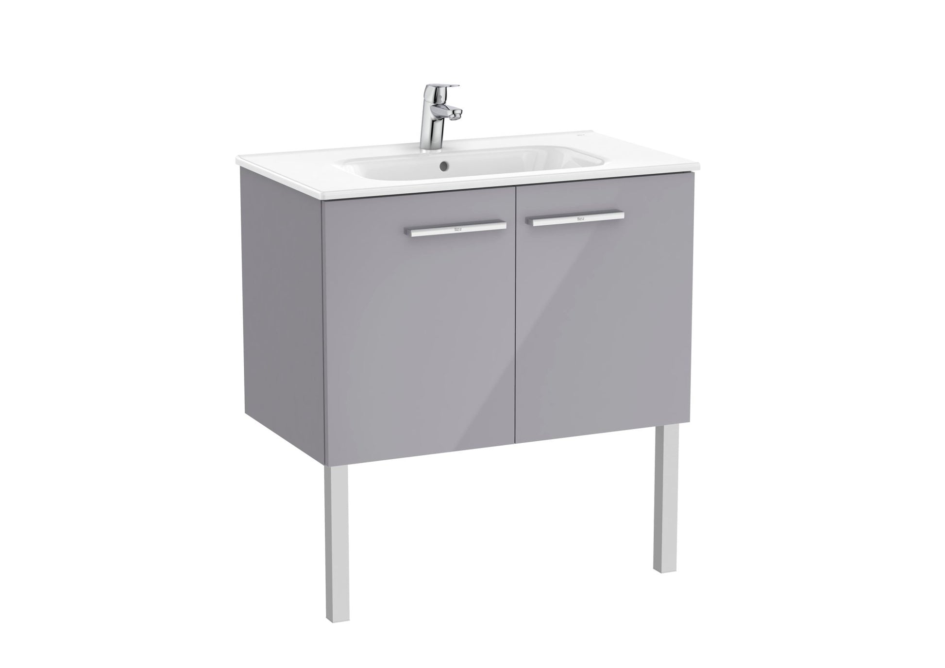 Roca - Victoria Mueble base Unik de dos puertas y lavabo - BricoandPool