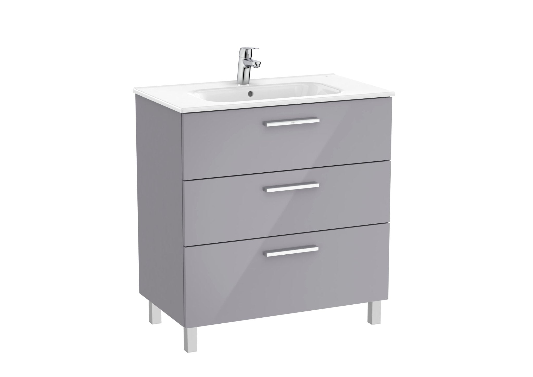 Roca - Victoria Mueble base Unik de tres cajones y lavabo - BricoandPool