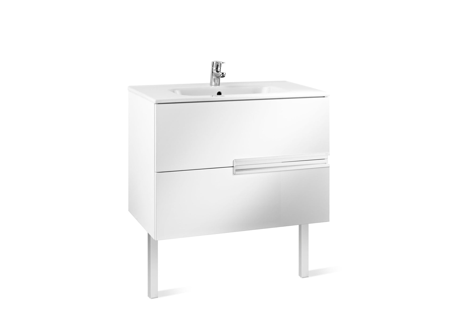 Roca - Victoria - N Mueble base Unik de dos cajones y lavabo - BricoandPool