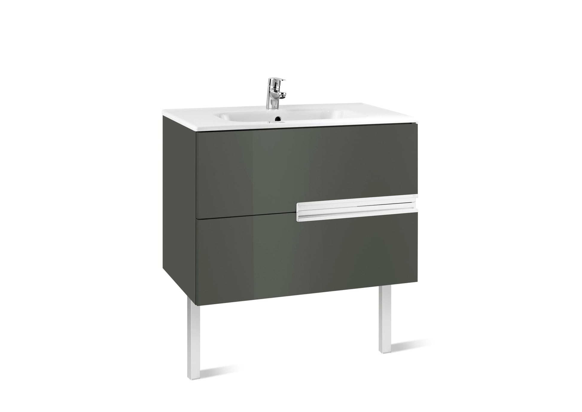 Roca - Victoria - N Mueble base Unik de dos cajones y lavabo - BricoandPool