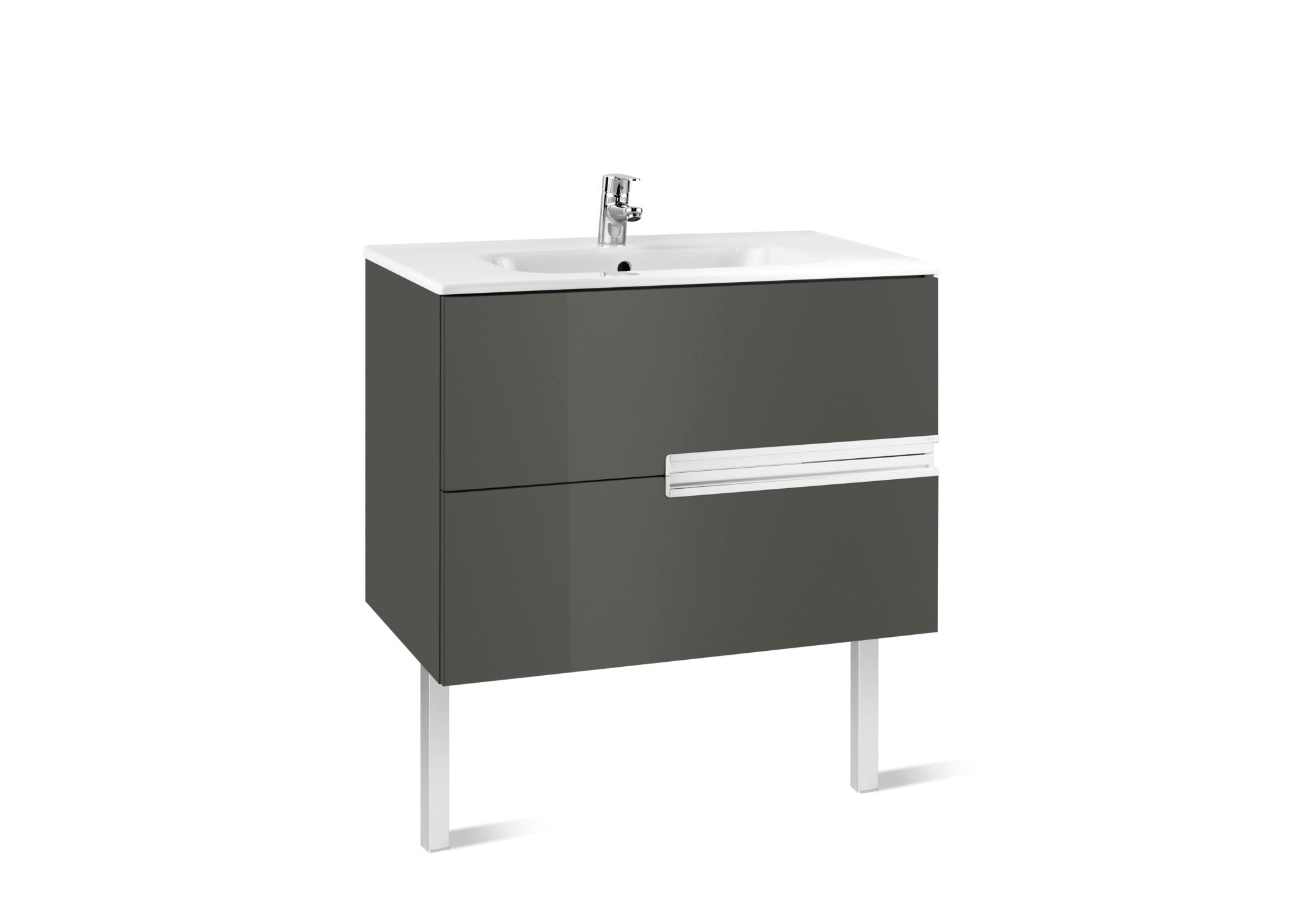 Roca - Victoria - N Mueble base Unik de dos cajones y lavabo - BricoandPool
