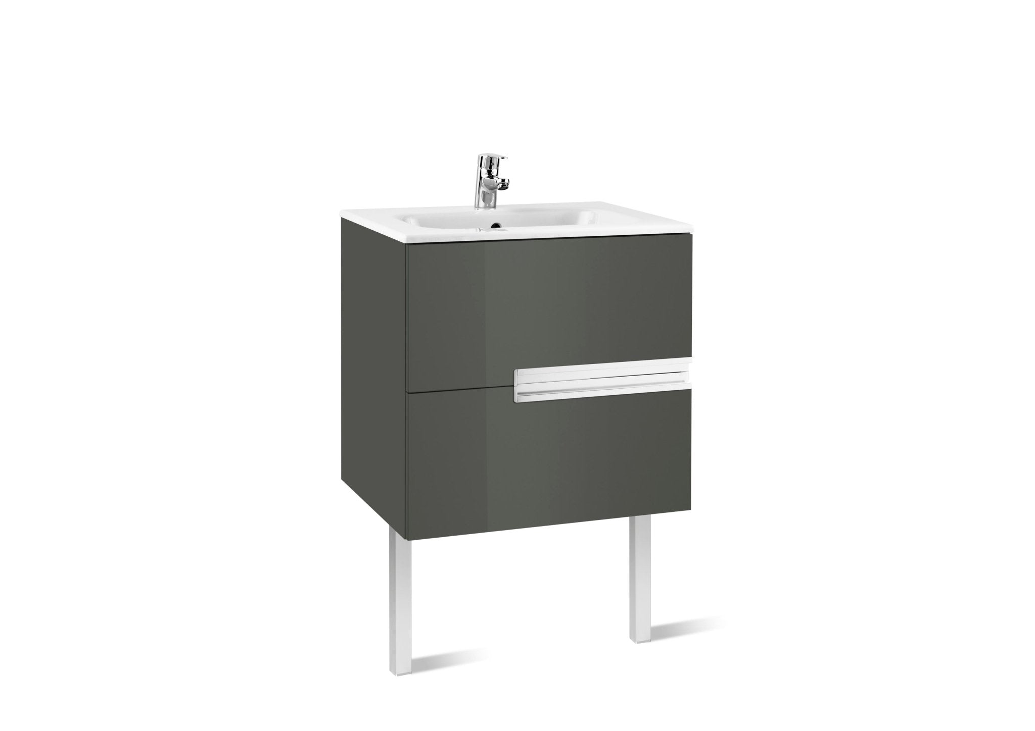 Roca - Victoria - N Mueble base Unik de dos cajones y lavabo - BricoandPool