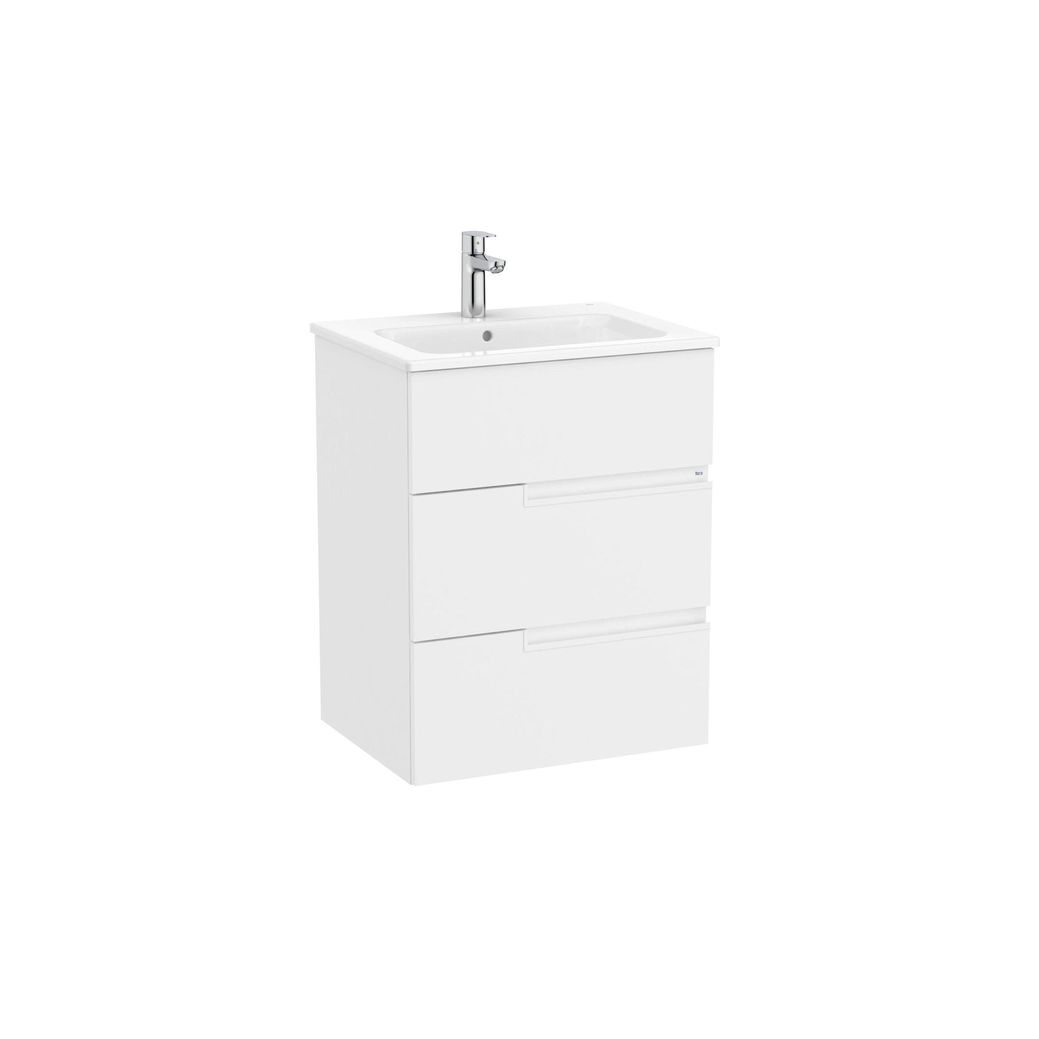 Roca - Victoria - N Mueble base Unik de tres cajones y lavabo - BricoandPool