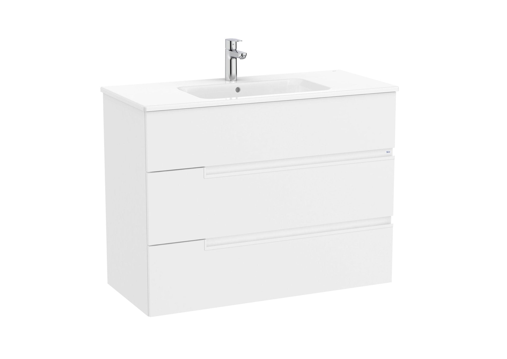 Roca - Victoria - N Mueble base Unik de tres cajones y lavabo - BricoandPool