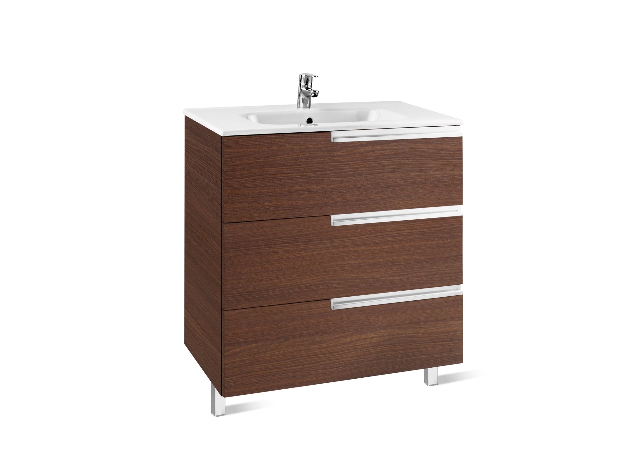 Roca - Victoria - N Mueble base Unik Family de tres cajones y lavabo - BricoandPool