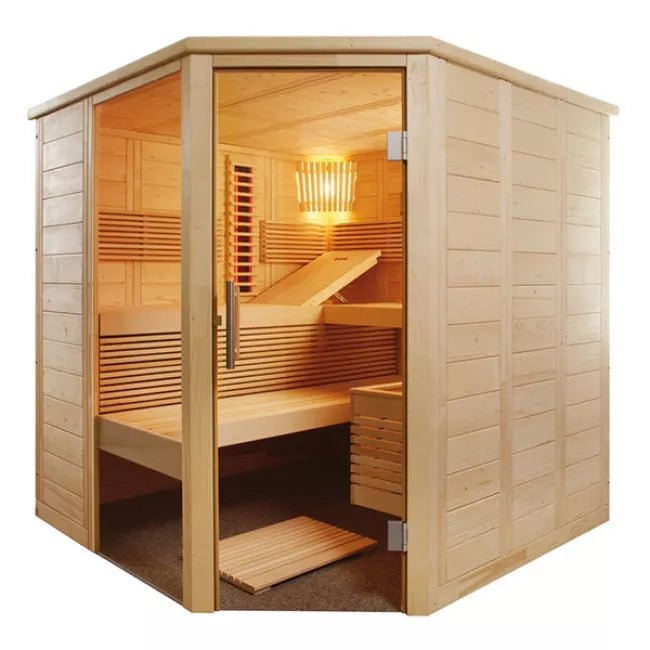 Sauna Alaska Corner Kombi 3/4 personas - BricoandPool
