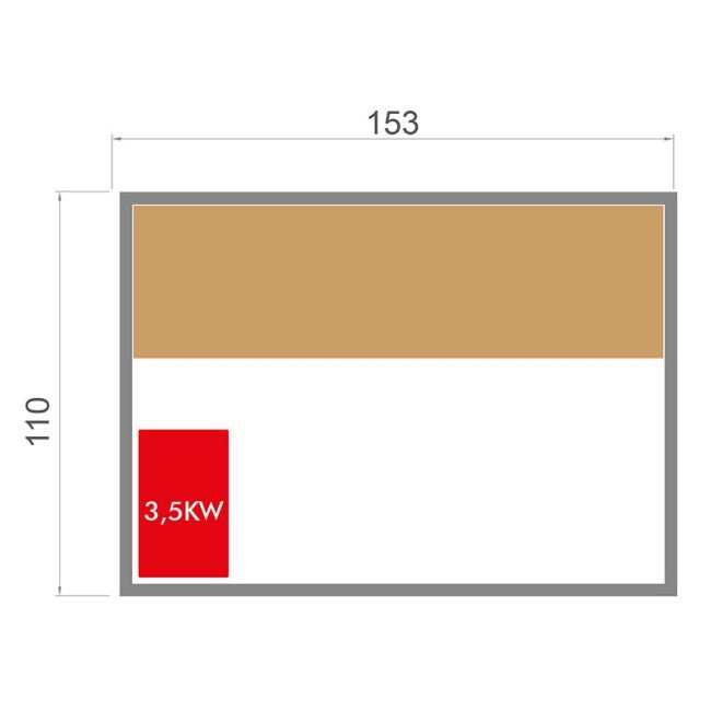 Sauna de vapor finlandesa 3 plazas - BricoandPool