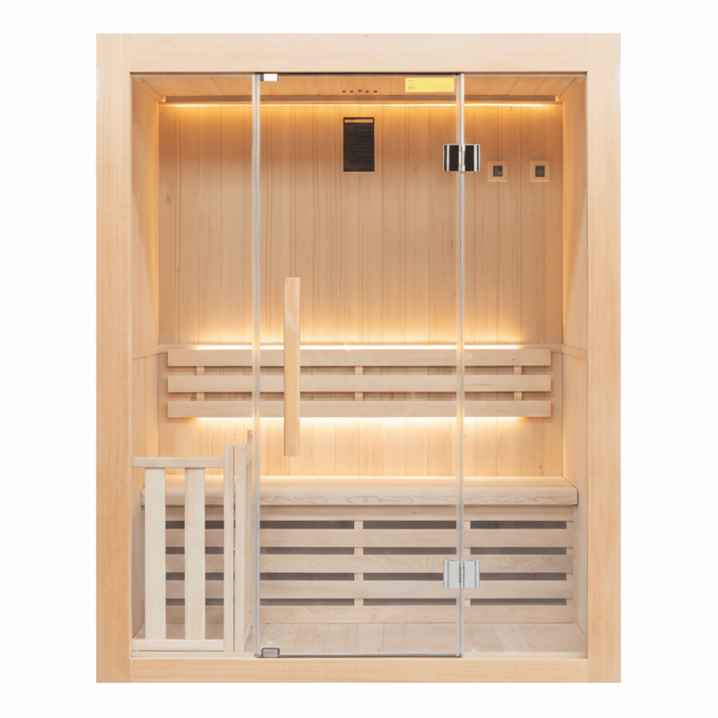 Sauna de vapor finlandesa 3 plazas - BricoandPool