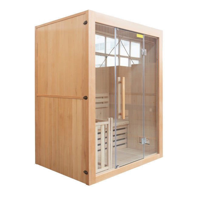 Sauna de vapor finlandesa 3 plazas - BricoandPool