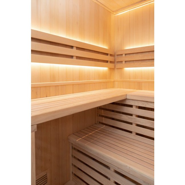 Sauna de vapor finlandesa 4 plazas - BricoandPool