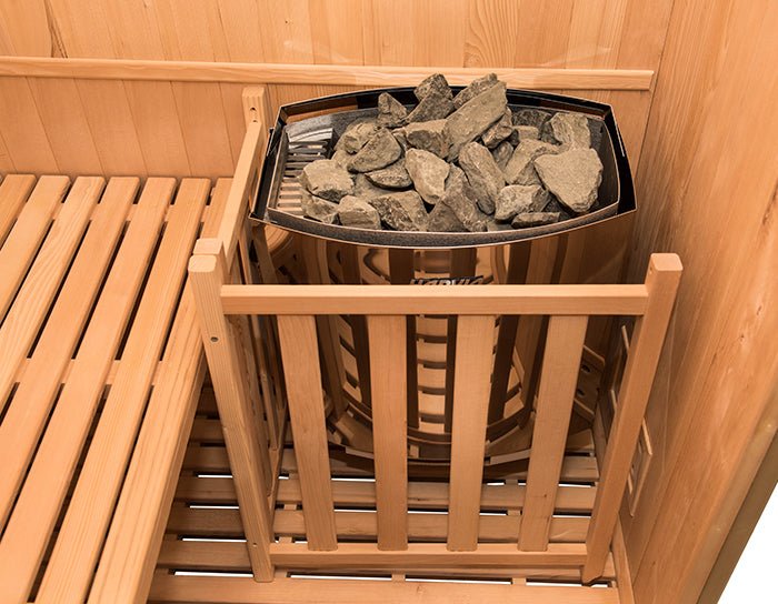 Sauna de vapor finlandesa 4 plazas - BricoandPool