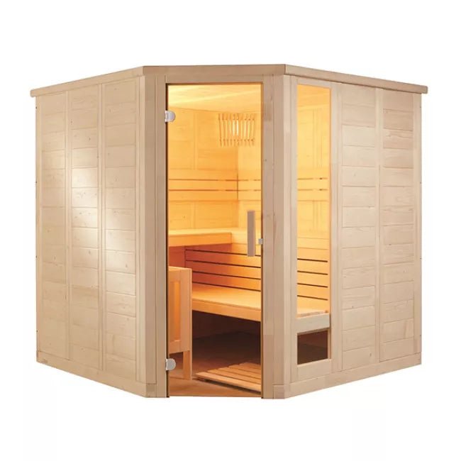Sauna Vapor Komfort Corner Large 3/4 personas - BricoandPool