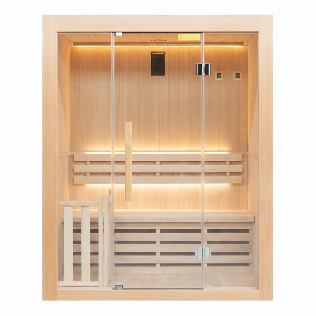 Sauna de vapor finlandesa 3 plazas