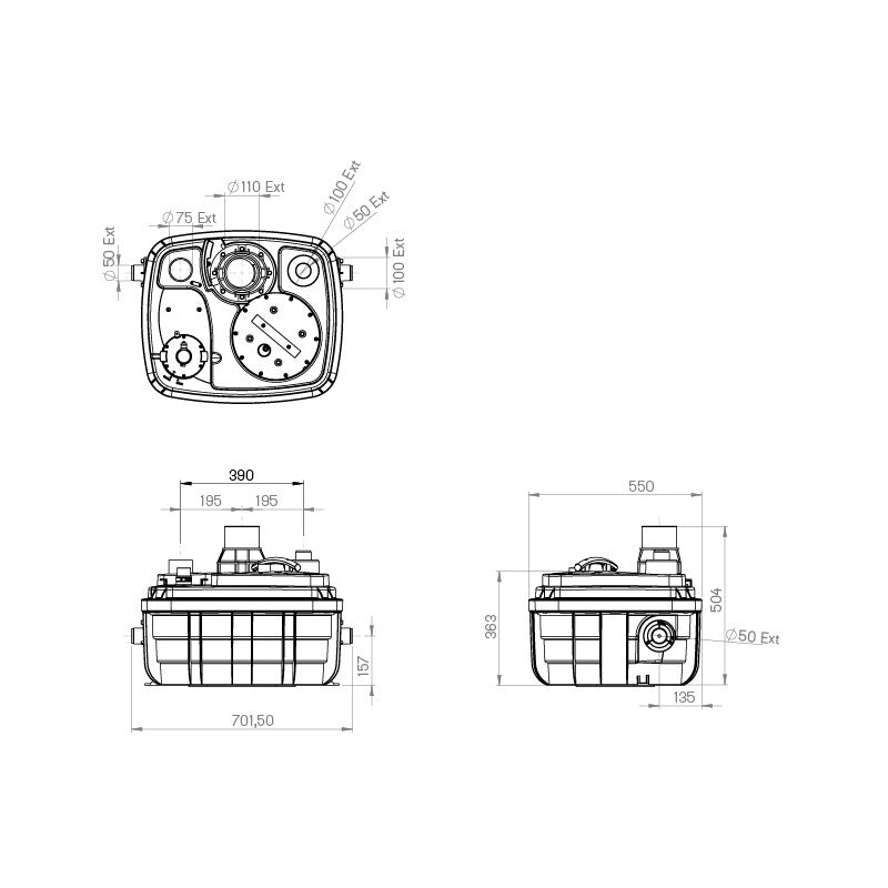 SFA - Bombeador Sanicubic 1 VX - BricoandPool