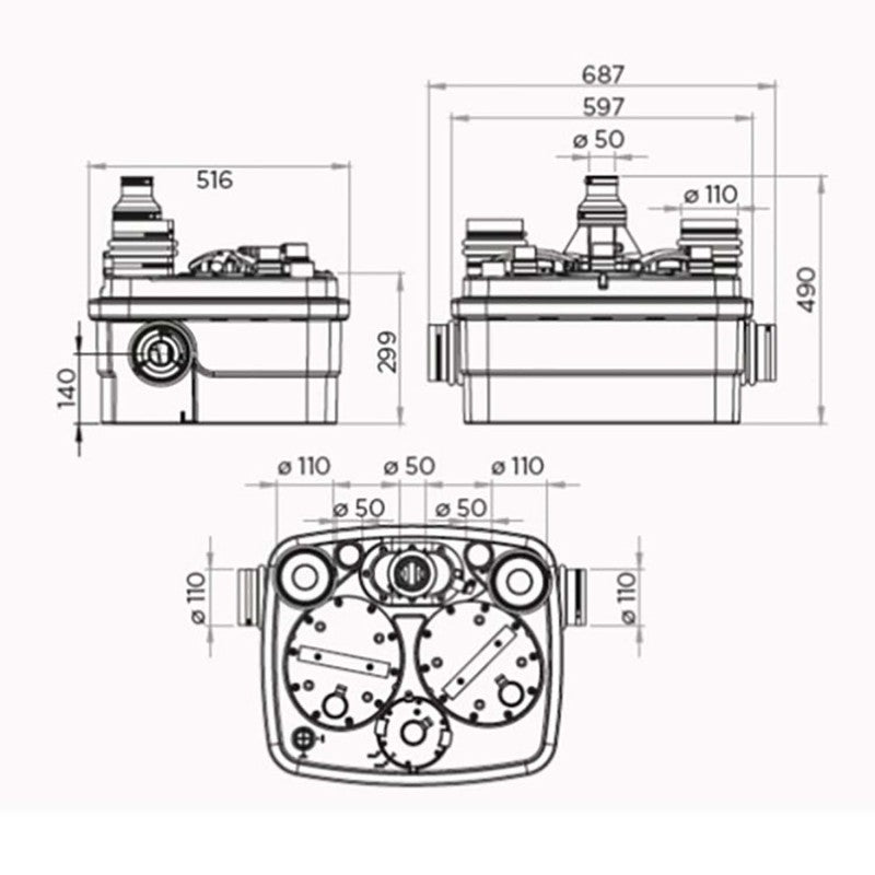 SFA - Bombeador Sanicubic 2 Pro - BricoandPool
