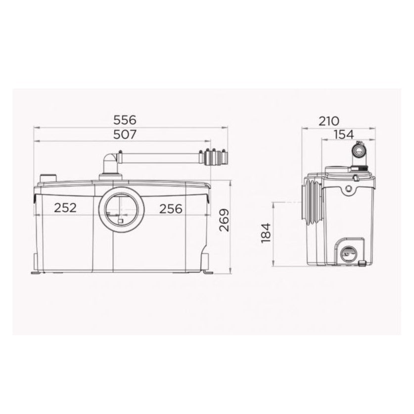 SFA Triturador de baño Sanibest Pro - BricoandPool