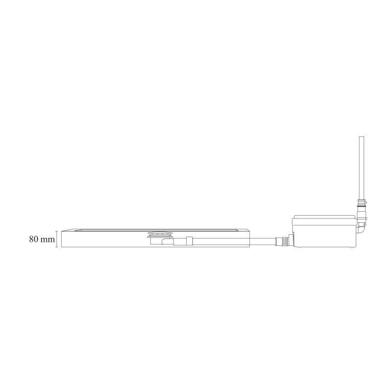 SFA Triturador de baño Sanitrit Sanishower Flat Plato de Ducha + Sifon - BricoandPool