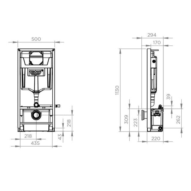 SFA - Triturador de baño Saniwall Pro UP (para revestir) - BricoandPool