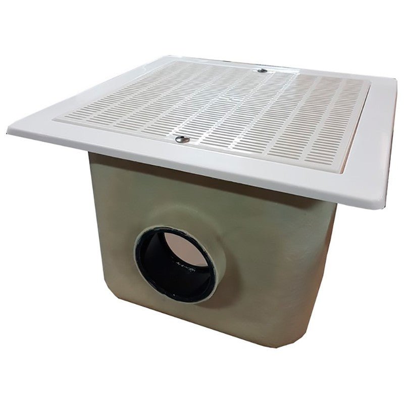 Sumidero 330x330 PRFV rejilla plástico hormigón AstralPool - BricoandPool