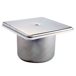 Antivortex sink stainless steel 1½ "astralpool output