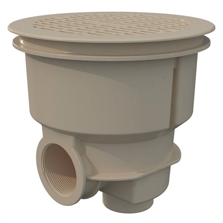 Sumidero Norm ABS rejilla plana piscina hormigón AstralPool - BricoandPool
