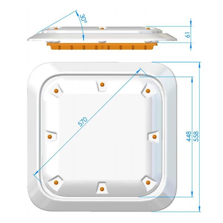 Tapa antivortex extraplana AstralPool - BricoandPool