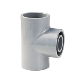 TE 90 ° reduced PVC-C female gathering pressure