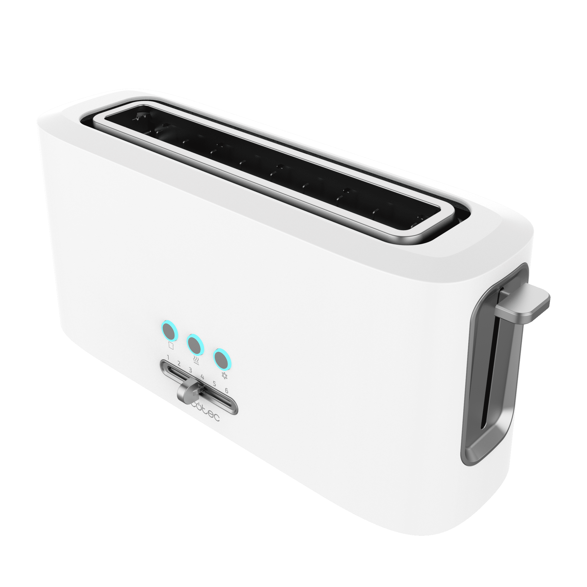 Cecotec Tostador Vertical ToastTaste 10000 Extra White 980 W Ranura Ancha Para Pan Grande