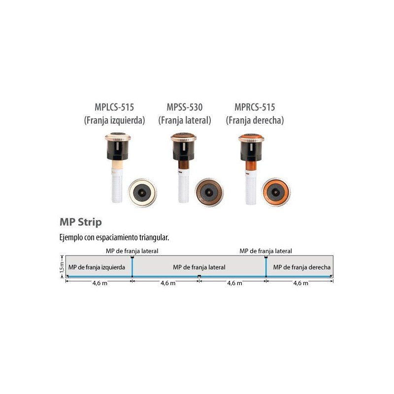 Tobera MP Rotator MPSTRIP franja Hunter - BricoandPool