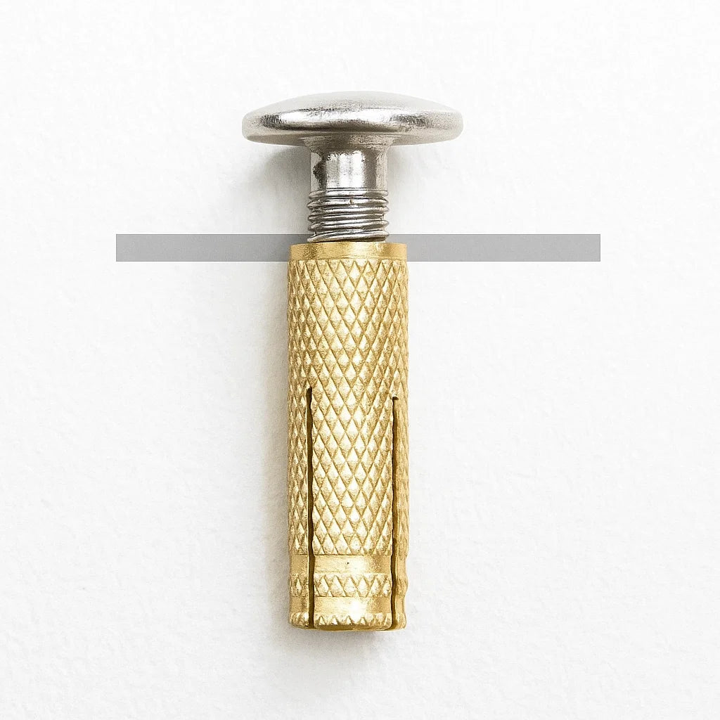 Tornillos y Taco anclaje en suelo