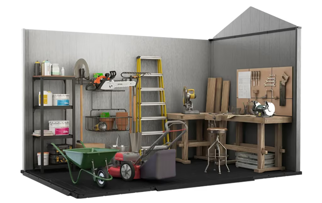 Keter - Cabane d'extérieur Oakland 1175SD gris