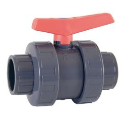 CEPEX-PVC-U PTFE-EPDM Industrial Ball Válvula feminina