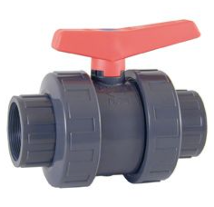 CEPEX-PVC-U PTFE-EPDM ROSCAR Femal Industrial Ball Valve