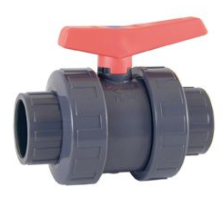 CEPEX-PVC-U PTFE-FPM Valve de balle industrielle