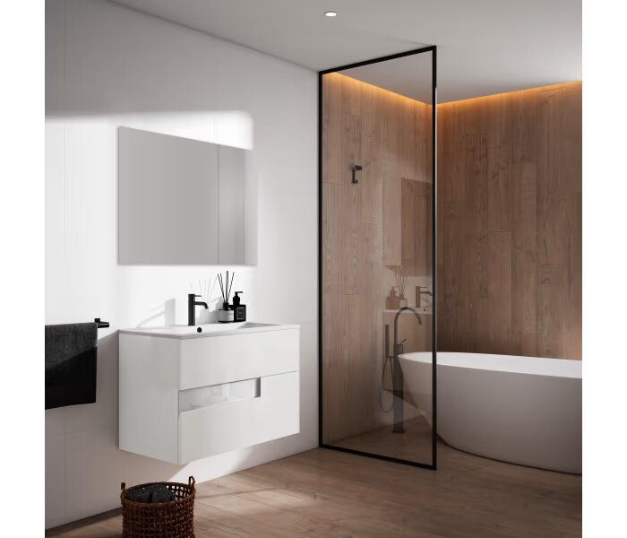 Viso Bath Vision 2 drawers bathroom cabinet, suspended with sink