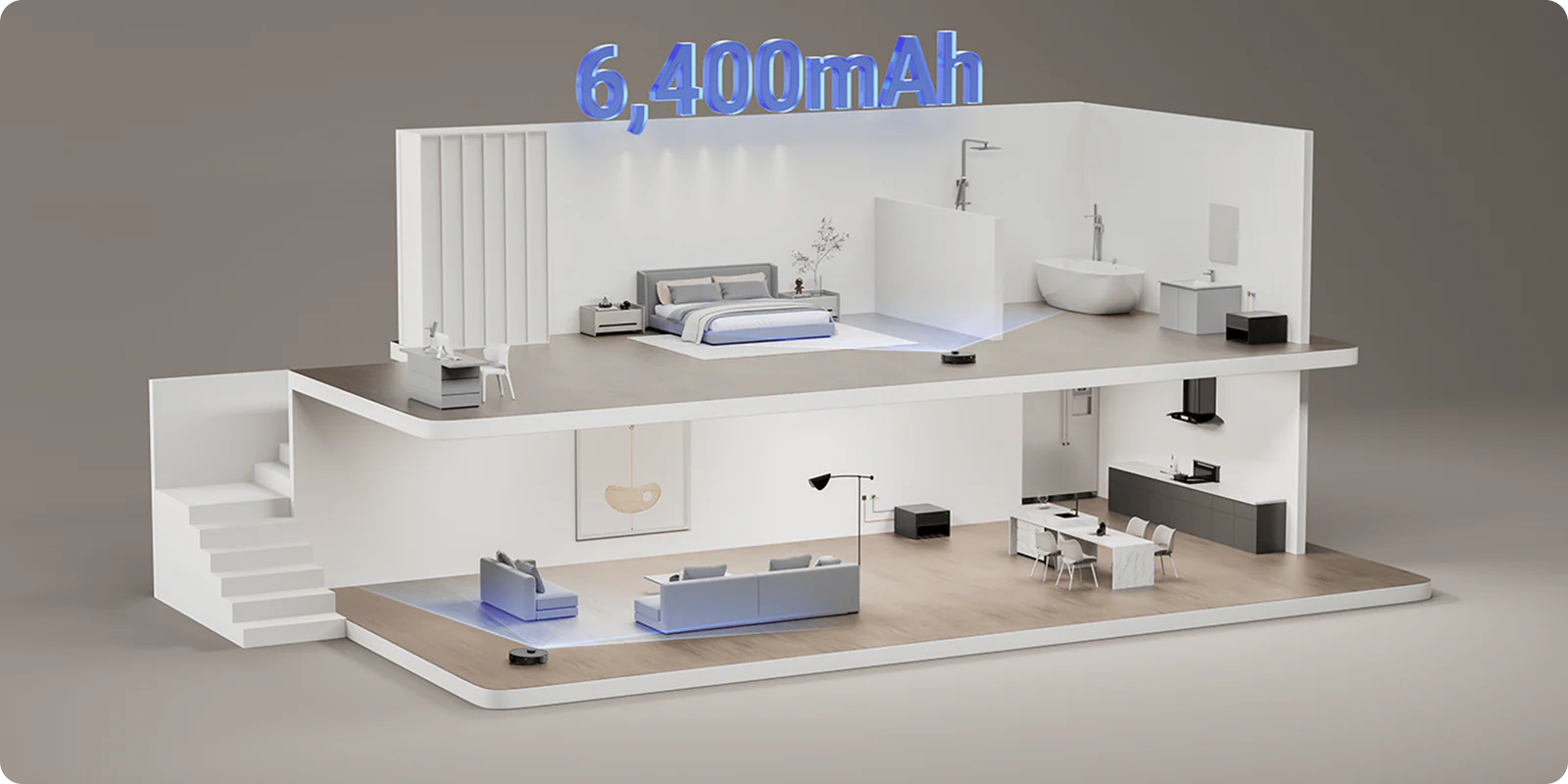 Dreame – X40 Master Robot aspirador y fregasuelos con base automática para hogar