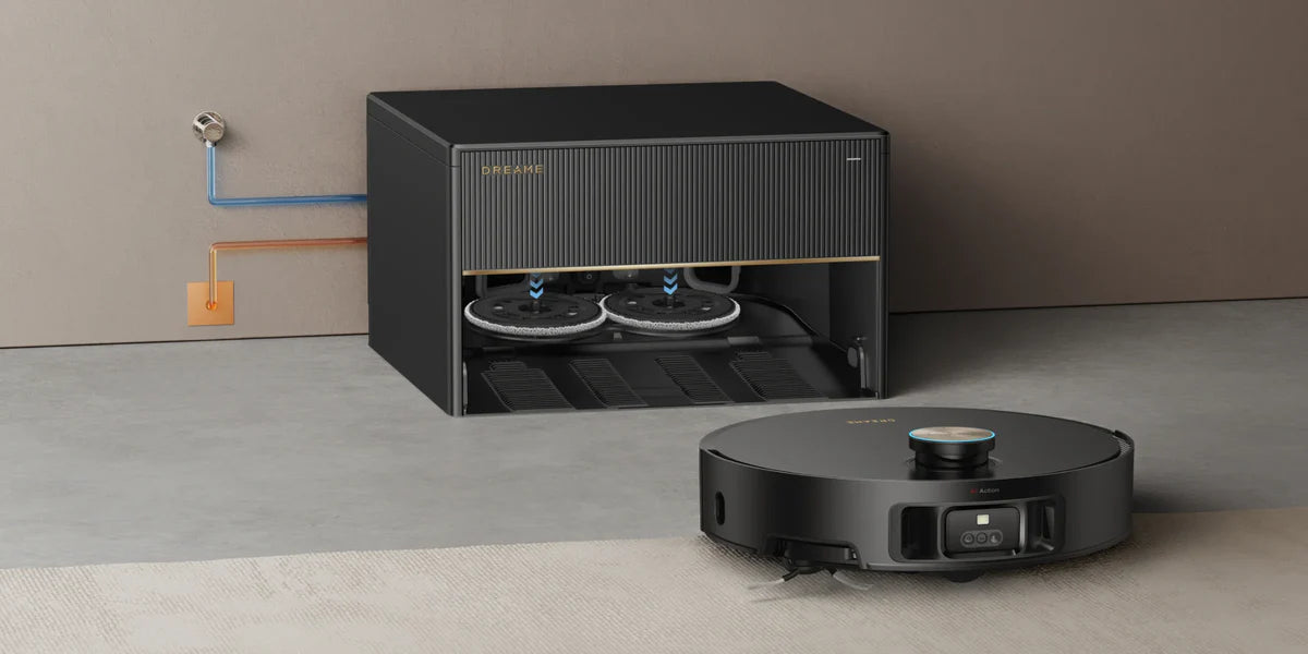 Dreame – X50 Master Robot aspirador y fregasuelos con base automática para hoga