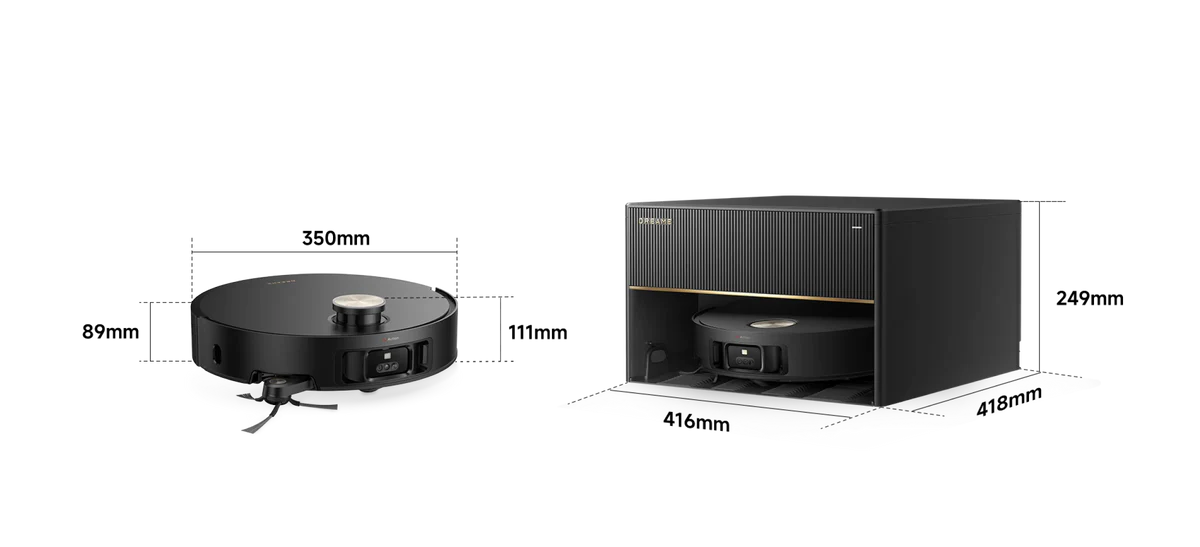 Dreame – X50 Master Robot aspirador y fregasuelos con base automática para hoga