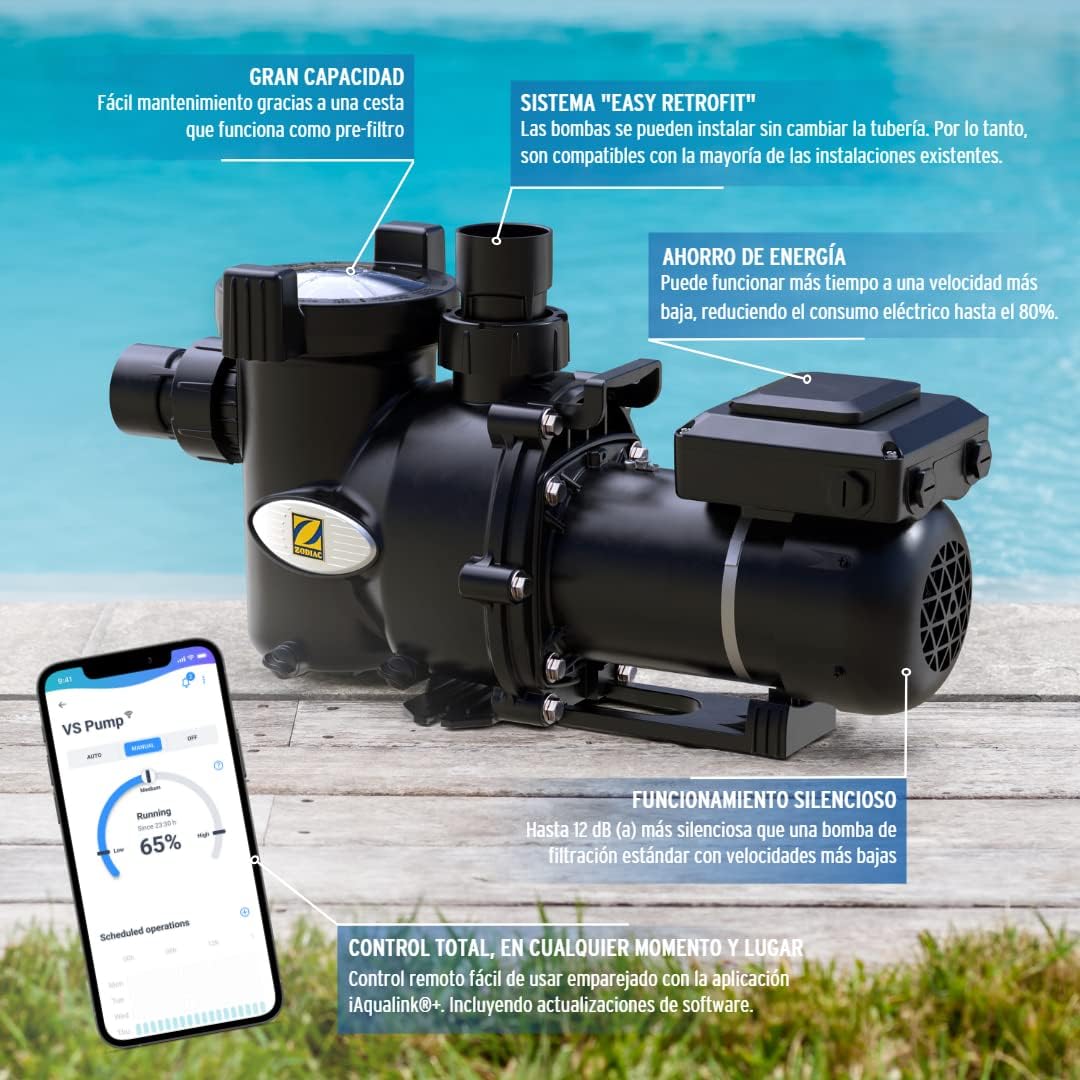 Zodiac - E30 iQ Bomba de Velocidad Variable - BricoandPool