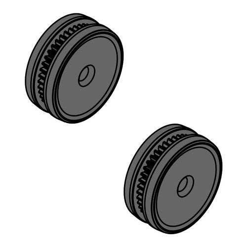 Zodiac - Ruedas traseras Zodiac TornaX (2uds) R0771900 - BricoandPool